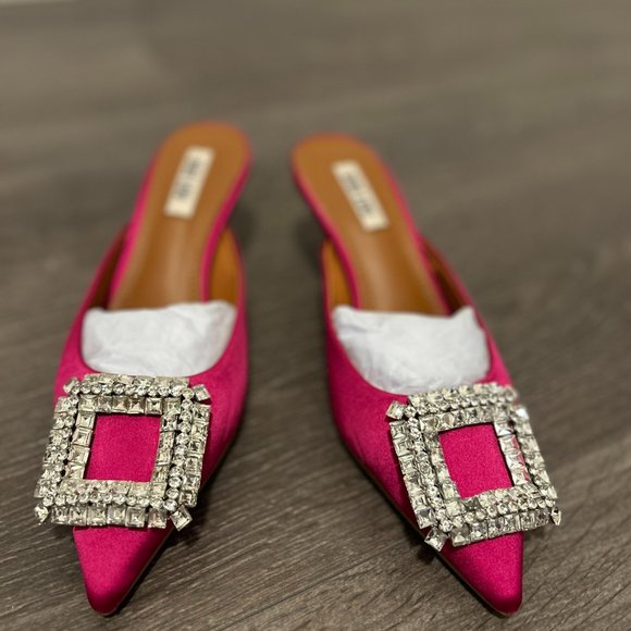 Bibi Lou Aoi Heels in Pink, Size US 6-6.5/EU 37 - Picture 2 of 9